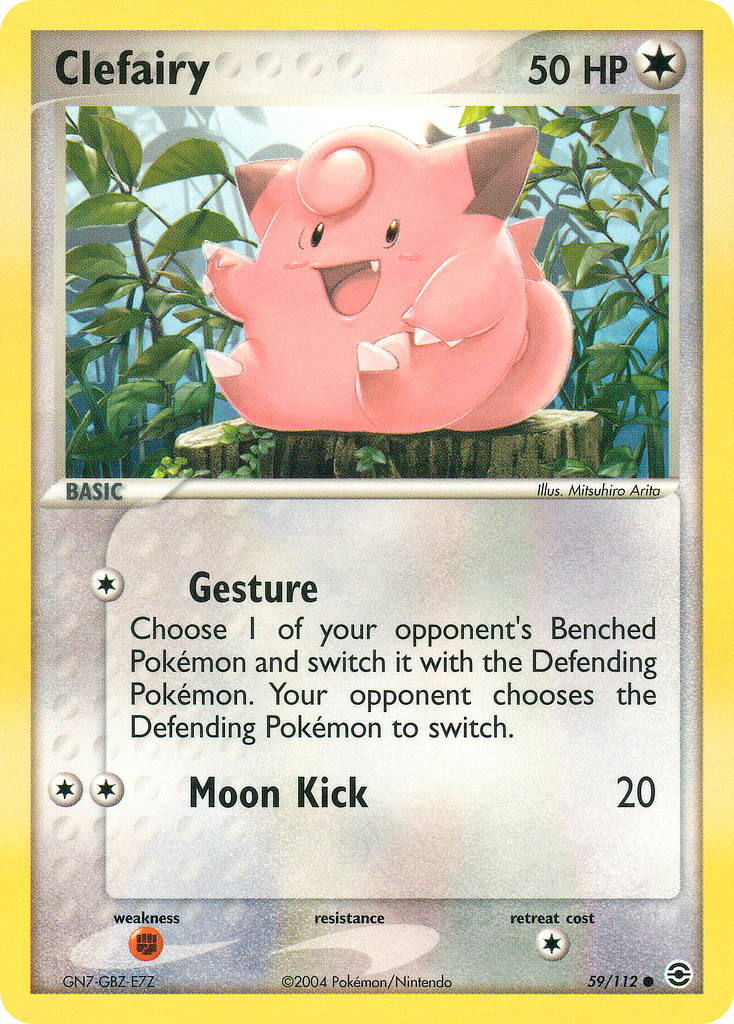 Clefairy 59/112 Pokémon EX FireRed & LeafGreen 2004 card
