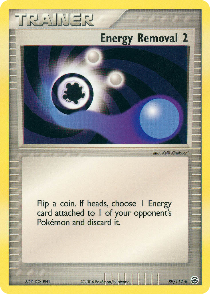 Energy Removal 2 89/112 Pokémon EX FireRed & LeafGreen 2004 card