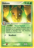 Kakuna 36/112 Pokémon EX FireRed & LeafGreen 2004 card