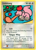 Lickitung 37/112 Pokémon EX FireRed & LeafGreen 2004 card