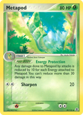 Metapod 39/112 Pokémon EX FireRed & LeafGreen 2004 card