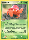 Parasect 43/112 Pokémon EX FireRed & LeafGreen 2004 card