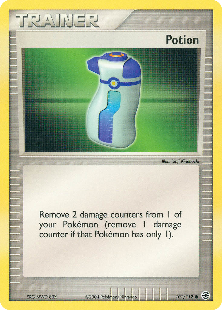 Potion 101/112 Pokémon EX FireRed & LeafGreen 2004 card