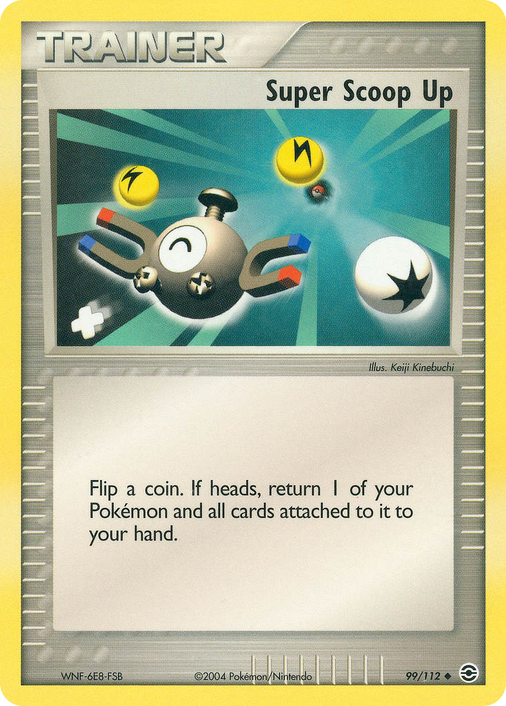 Super Scoop Up 99/112 Pokémon EX FireRed & LeafGreen 2004 card