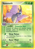 Venomoth 49/112 Pokémon EX FireRed & LeafGreen 2004 card