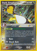 Dark Ampharos 2/109 Pokémon EX Team Rocket Returns 2004 card