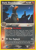 Dark Houndoom 37/109 Pokémon EX Team Rocket Returns 2004 card