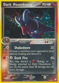 Dark Houndoom 5/109 Pokémon EX Team Rocket Returns 2004 card
