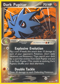 Dark Pupitar 40/109 Pokémon EX Team Rocket Returns 2004 card