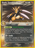 Dark Sandslash 18/109 Pokémon EX Team Rocket Returns 2004 card