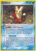 Delibird 21/109 Pokémon EX Team Rocket Returns 2004 card