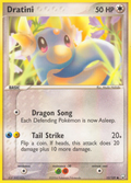 Dratini 53/109 Pokémon EX Team Rocket Returns 2004 card