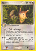 Furret 22/109 Pokémon EX Team Rocket Returns 2004 card
