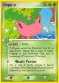 Hoppip 57/109 Pokémon EX Team Rocket Returns 2004 card