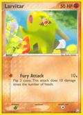 Larvitar 62/109 Pokémon EX Team Rocket Returns 2004 card