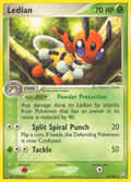 Ledian 23/109 Pokémon EX Team Rocket Returns 2004 card