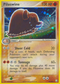 Piloswine 13/109 Pokémon EX Team Rocket Returns 2004 card