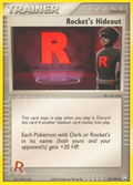 Rocket's Hideout 87/109 Pokémon EX Team Rocket Returns 2004 card