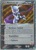 Rocket's Mewtwo ex 99/109 Pokémon EX Team Rocket Returns 2004 card