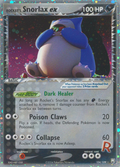 Rocket's Snorlax ex 104/109 Pokémon EX Team Rocket Returns 2004 card