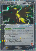 Rocket's Zapdos ex 106/109 Pokémon EX Team Rocket Returns 2004 card