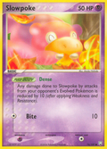 Slowpoke 76/109 Pokémon EX Team Rocket Returns 2004 card