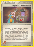 Surprise! Time Machine 91/109 Pokémon EX Team Rocket Returns 2004 card