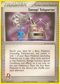 Swoop! Teleporter 92/109 Pokémon EX Team Rocket Returns 2004 card
