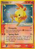 Torchic ★ 108/109 Pokémon EX Team Rocket Returns 2004 card