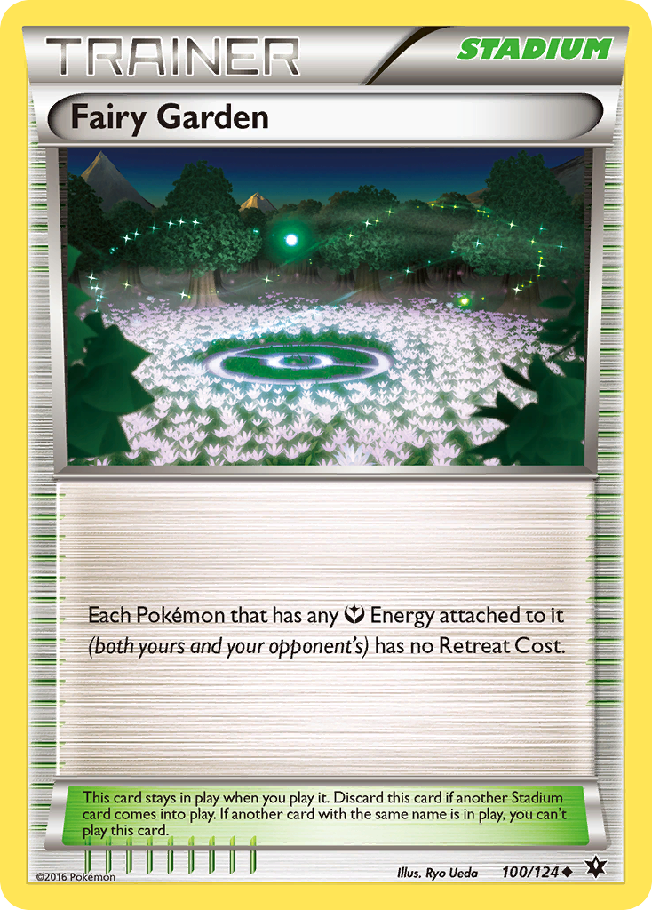 Fairy Garden 100/124 English Pokémon card from Fates Collide (2016)