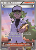 N 105a/124 English Pokémon card from Fates Collide (2016) — alternate artwork