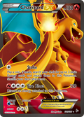 Charizard-EX 100/106 English Pokémon card from Flashfire (2014)