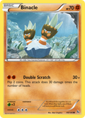 Binacle 48/106 English Pokémon card from Flashfire (2014)