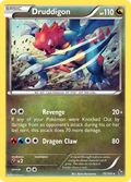Druddigon 70/106 English Pokémon card from Flashfire (2014)