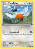 Fletchling 86/106 English Pokémon card from Flashfire (2014)