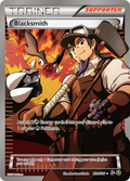 Blacksmith 88a/106 English Pokémon card from Flashfire (2014), Yellow A alternate art