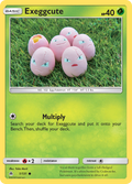 Exeggcute 1/131 English Pokémon card from Forbidden Light (2018)