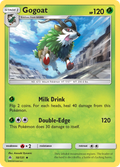 Gogoat 10/131 English Pokémon card from Forbidden Light (2018)