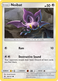 Noibat 100/131 English Pokémon card from Forbidden Light (2018)