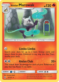 Alolan Marowak 12/131 English Pokémon card from Forbidden Light (2018)