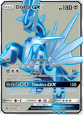Dialga-GX 125/131 English Pokémon card from Forbidden Light (2018)