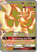 Ultra Necrozma-GX 127/131 English Pokémon card from Forbidden Light (2018)