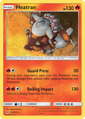 Heatran 13/131 English Pokémon card from Forbidden Light (2018)