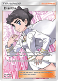 Diantha 130/131 English Pokémon card from Forbidden Light (2018)