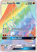 Zygarde-GX 136/131 English Pokémon card from Forbidden Light (2018)