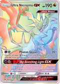 Ultra Necrozma-GX 140/131 English Pokémon card from Forbidden Light (2018)