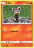 Litleo 18/131 English Pokémon card from Forbidden Light (2018)