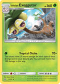 Alolan Exeggutor 2/131 English Pokémon card from Forbidden Light (2018)
