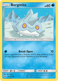 Bergmite 29/131 English Pokémon card from Forbidden Light (2018)