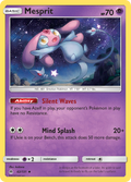 Mesprit 42/131 English Pokémon card from Forbidden Light (2018)